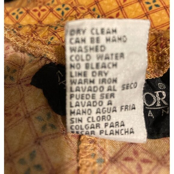 Sag Harbor Womens Pant Elastic Drawstring Waist Lightweight Orange Pockets SZ 2X - Picture 6 of 6